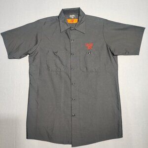 Lucky 13 shop shirt men's size M black colour short sleeve American Original